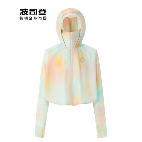 波司登防曬衣女短款夏季防紫外線UPF100+原紗涼感透氣鬭篷防曬服