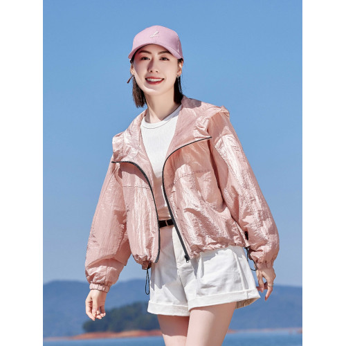 戶外防曬衣女款2025新款夏季輕薄透氣減齡時尚小個子防曬服短外套
