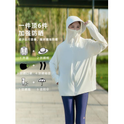 防曬衣女大碼防紫外線加肥加大夏季薄款200斤胖mm防曬服冰絲外套