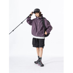 Naturewin自然裡 夏季戶外運動山系輕薄連帽防曬衣UPF50+外套女