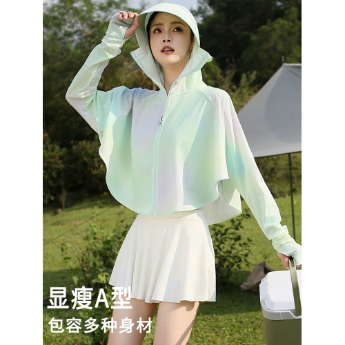 原紗防曬衣女款2025新款夏季透氣防紫外線戶外冰絲防曬服外套薄款