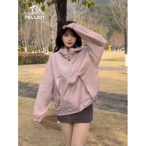 【小森林】伯希和山系戶外防曬衣女25春夏款皮膚衣徒步寬松防曬服