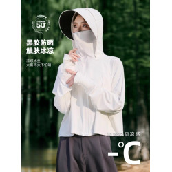 法國冰絲防曬衣女2025新款夏季防紫外線長袖超薄款外套騎車防曬服