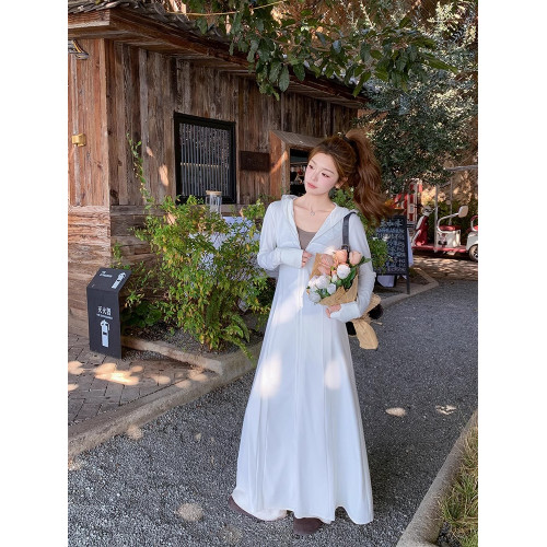 2025夏季新款收腰防曬衣女款長款全身防紫外線防曬裙冰絲防曬服