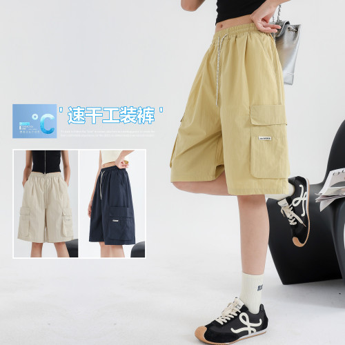 女童褲子夏短褲薄款2025新款洋氣中大童五分工裝褲外穿夏裝超好看