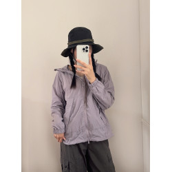 新款山系防曬衣薄款戶外寬松防紫外線夏季連帽女時尚速乾2025