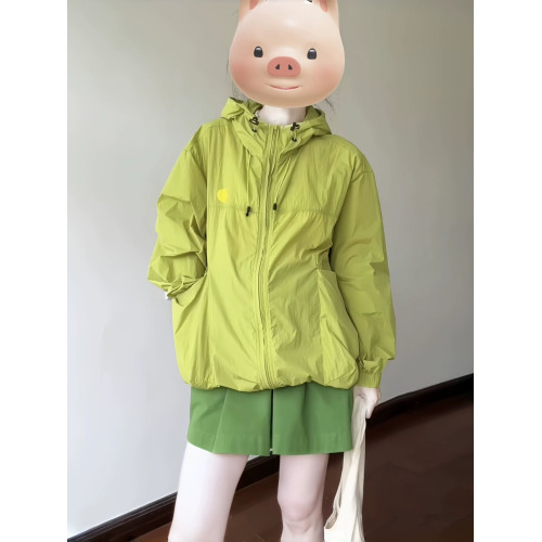 原野空間夏季薄款清涼防曬衣女寬松戶外日系工裝連帽防曬服外套潮