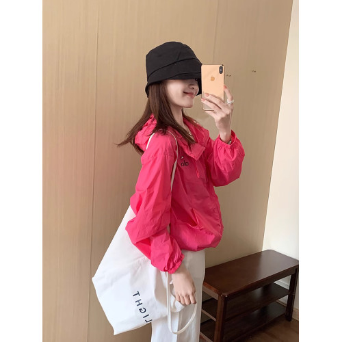 2025夏季新款連帽防曬衣女寬松休閒顯瘦薄款簡約風高級感上衣外套