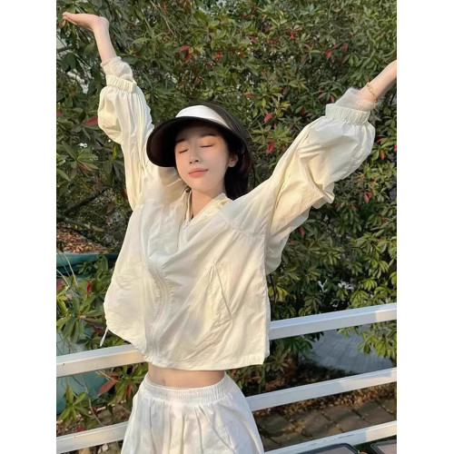 德國防曬衣女夏2025新款韓系戶外連帽寬松百搭減齡薄款透氣防曬服