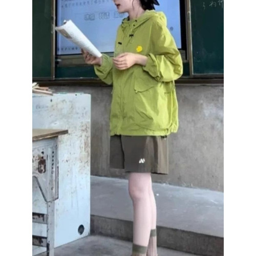 原野空間防曬衣套裝女夏防紫外線透氣輕薄防曬服速乾五分褲兩件套