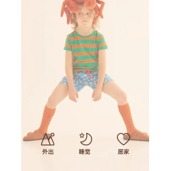 男童內褲純棉寬松居家短阿羅褲初中學生100%棉四角褲卡通不夾屁屁