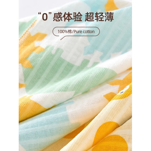 男童內褲純棉寬松居家短阿羅褲初中學生100%棉四角褲卡通不夾屁屁