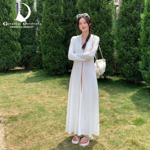 德國防曬衣女2025新長款小個子夏季全身薄防紫外線冰絲外套防曬服