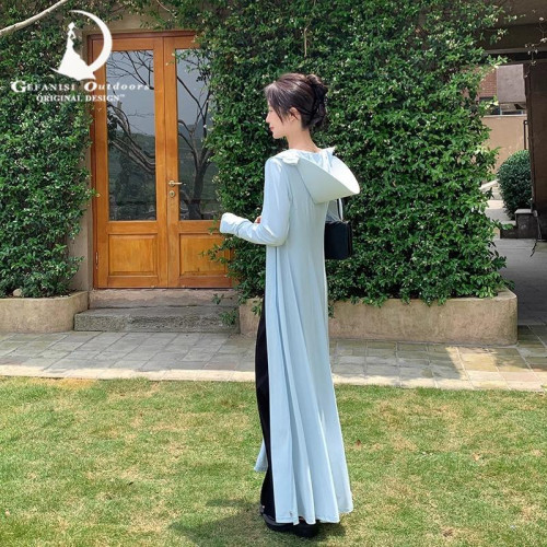 德國防曬衣女2025新長款小個子夏季全身薄防紫外線冰絲外套防曬服