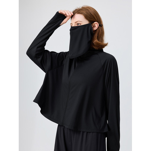 UVBANANA夏季防曬衣女防紫外線開車防曬衫遮陽防曬服寬松立領外套