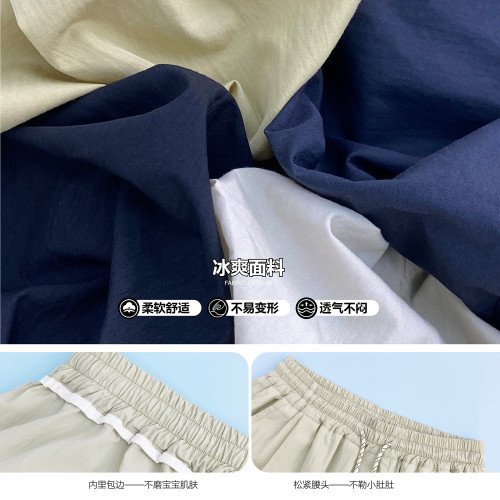 短褲女童夏薄款外穿2025新款洋氣初中生休閒工裝五分褲女大童褲子