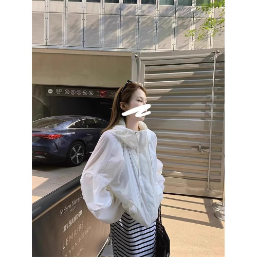 upf50+連帽防曬衣女2025夏季新款防紫外線薄款寬松休閒冰絲外套