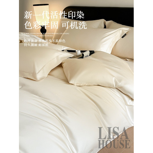 LISA長絨棉100支枕套一對裝家用枕頭套裝2024新款純棉全棉高級感