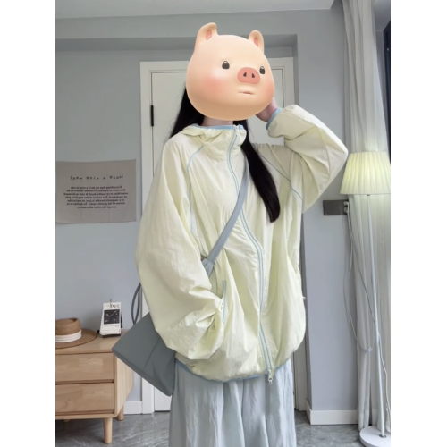 2025夏季超好看防曬衣女新款寬松休閒輕薄透氣防紫外線防曬服外套