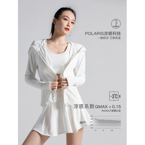 MSGD防曬服夏戶外專業連帽收腰修身皮膚衣防曬衣女防紫外線UPF50
