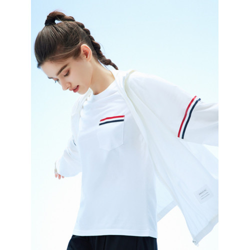 2025新款夏防曬衣輕薄透氣速乾運動衣女織帶防曬服防紫外線皮膚衣