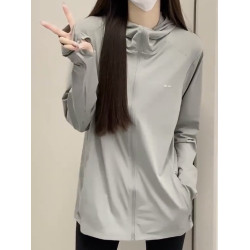 覔橘防曬衣女夏季防曬服防紫外線原紗透氣冰感鞠婧禕皮膚衣蜜橘