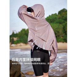 【蝶影】拓路者涼感防曬衣女夏短款防紫外線輕薄透氣皮膚衣防曬服