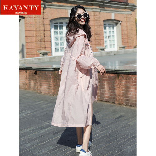 KAYANTY防曬衣新款可外穿外套長款防紫外線洋氣防曬服夏季薄款