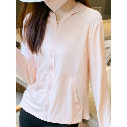 冰絲防曬衣女防紫外線原紗外套連帽2025年新款防曬服寬松上衣夏季