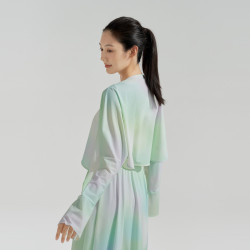 波司登2024夏季防曬衣女短款透氣外套披肩百搭開衫B40525164