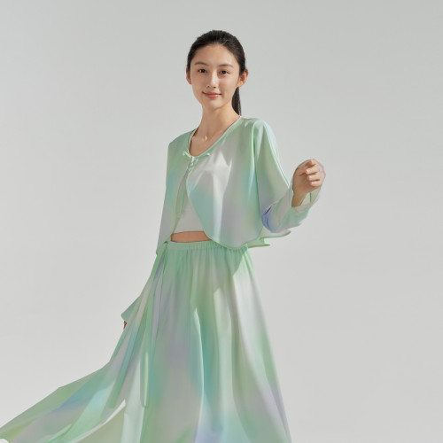 波司登2024夏季防曬衣女短款透氣外套披肩百搭開衫B40525164