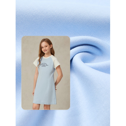 【100%棉】eland kids衣戀童裝女童連衣裙25年夏季新品學院風裙子