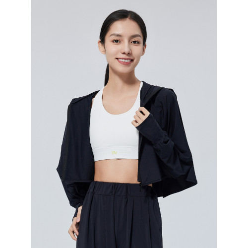 UVBANANA夏冰絲涼感披肩防曬衣女防紫外線大帽簷遮陽開車防曬服薄