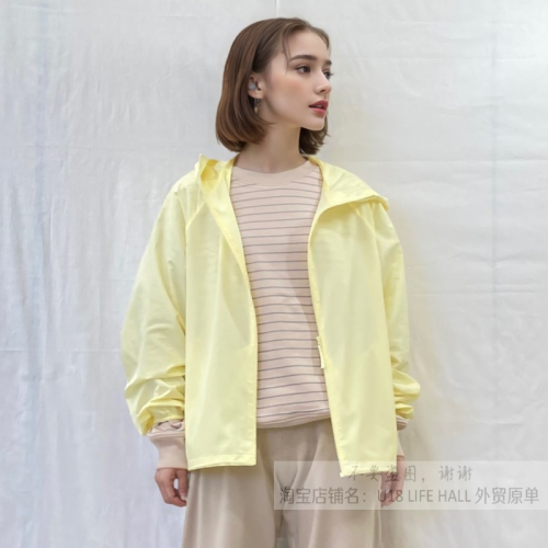 2025夏季新款女裝防紫外線連帽外套/防水款輕薄透氣防曬衣474175