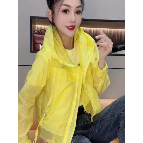歐洲站防曬衣女新款長袖連帽純色小衆減齡時尚休閒短款上衣外套