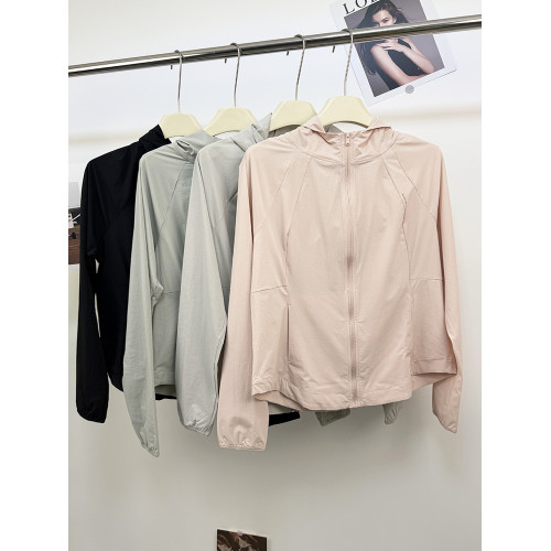 元陌7333小蠻腰氣流衣女防曬衣連帽夏速乾透氣防紫外線薄外套上衣 元陌7333小蠻腰氣流衣女防曬衣連帽夏速乾透氣防紫外線薄外套上衣