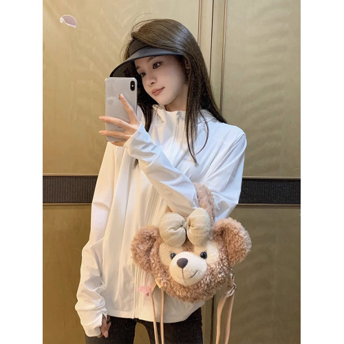 日本防曬衣女新款防紫外線戶外騎行冰絲大碼修身罩開衫防曬服外套