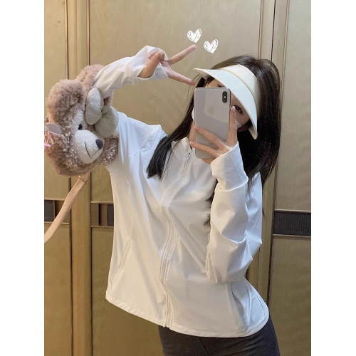 日本防曬衣女新款防紫外線戶外騎行冰絲大碼修身罩開衫防曬服外套