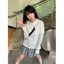 本治高等原創 連帽紫外線防曬衣女款夏季時髦感防曬收腰外套透氣