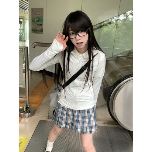 本治高等原創 連帽紫外線防曬衣女款夏季時髦感防曬收腰外套透氣