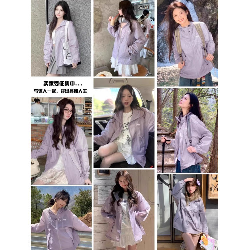 吉普JEEP戶外山系防曬衣女2026夏新款寬鬆輕薄巨好看的防曬服外套