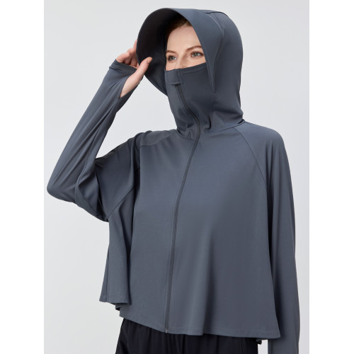UVBANANA披肩防曬衣女春夏防紫外線大帽簷防曬衫薄透氣防曬服遮陽