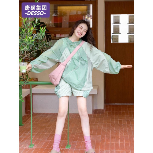 唐獅集團DESSO防曬衣女2025新款夏季防紫外線巨好看輕薄防曬套裝