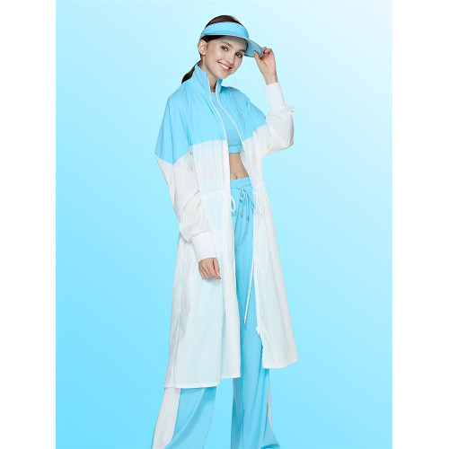【4折特價】HOII後益防曬衣女夏防紫外線透氣輕薄長版防曬外套