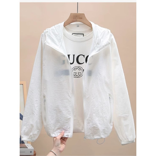 防曬衣女短款輕薄透氣防曬服衫外套戶外騎行遮陽寬松大碼防紫外線