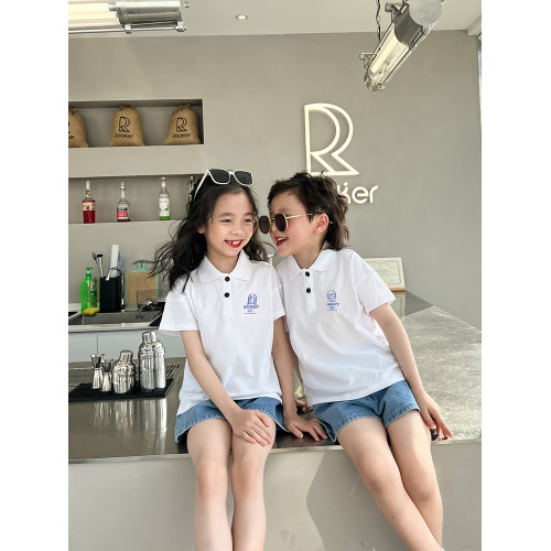 親子裝夏裝短袖POLO衫一家三口母女洋氣高級夏天母子四口網紅夏季