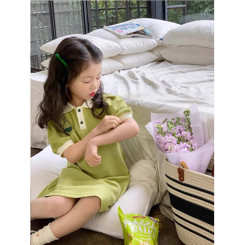 簡約炸街親子裝母女連衣裙一家三口嬰兒百天T恤母子洋氣夏款短袖
