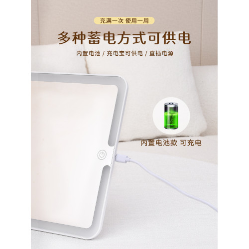 化妝包女2025新款可攜式帶鏡子LED燈補光大容量手提出差旅行收納箱