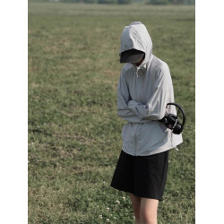 Tnv速乾日系涼感UPF50寬松防曬衣服紫外線戶外透氣百搭女士夏款薄
