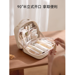 裡序化妝包女大容量2025年新款可攜式化妝品收納包化妝箱旅行洗漱包